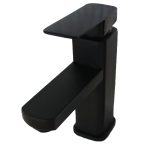Baterie lavoar negru mat