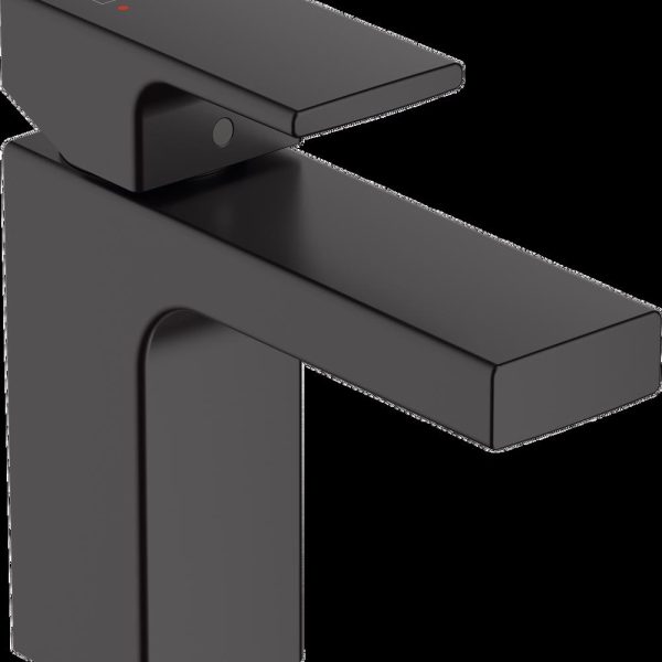 BATERIE LAVOAR VERNIS SHAPE 100 CU VENTIL POP UP, NEGRU MAT