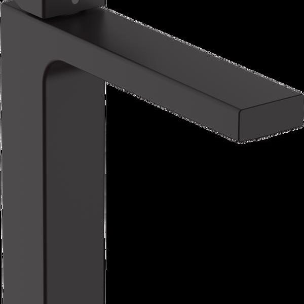 BATERIE LAVOAR VERNIS SHAPE 190 CU VENTIL POP UP, NEGRU MAT