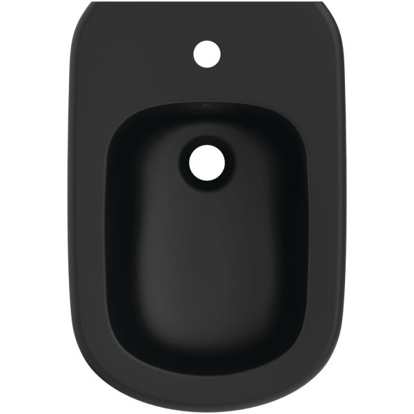 BIDEU TESI SUSPENDAT, FIXARE COMPLET ASCUNSA 53X36 SILK BLACK