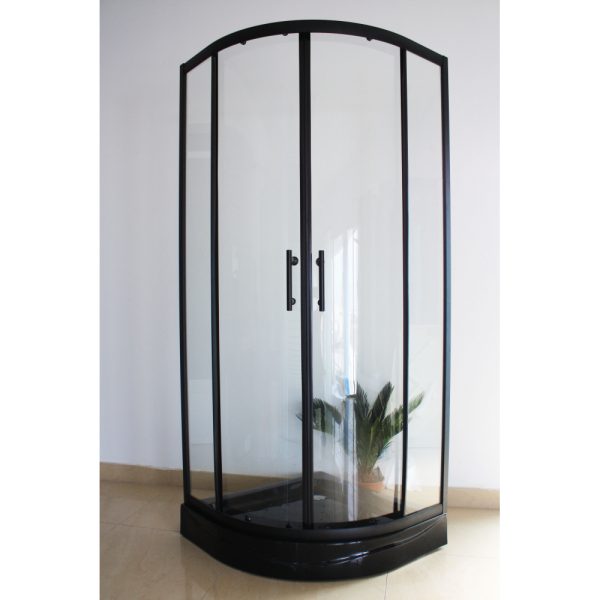 Cabina de dus semirotunda 80x80