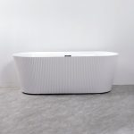 Cada baie freestanding cu riflaj Elves 150x75x58