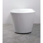 Cada baie freestanding cu riflaj Elves 150x75x58 - imagine 6