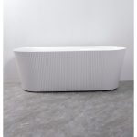 Cada baie freestanding cu riflaj elves 170x75x58 - imagine 3