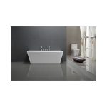 Cada Freestanding cu baterie 170x80 Linea Wall - imagine 2