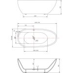 Cada Freestanding 150x75 Elegant - imagine 6