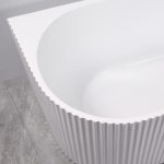 Cada freestanding la prete Linea Shell 160x75x58 - imagine 3