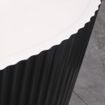 Cada freestanding la prete Linea Shell Negru 170x75x58 - imagine 5