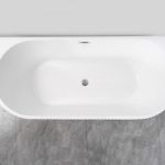 Cada freestanding la prete neagra Linea Shell 150x75x58 - imagine 6