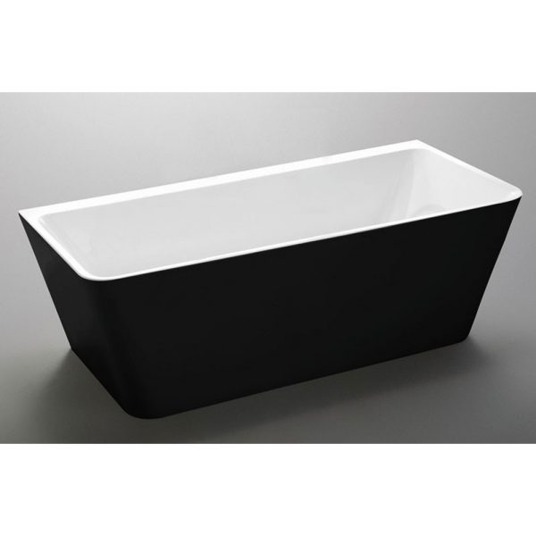 Cada freestanding la perete 170x80 Linea Wall negru