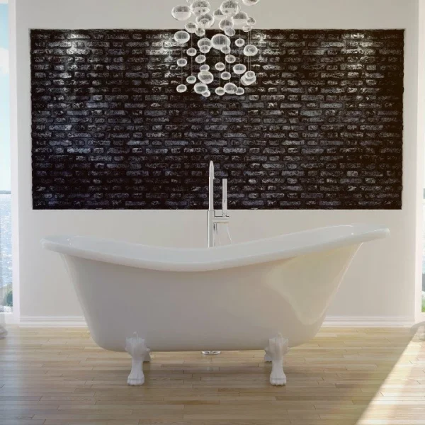 CADA FREESTANDING OTYLIA 170x77, CU PICIOARE ALBE