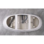 Cada freestanding ovala cu riflaj 6613 - imagine 5