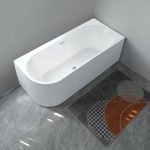 Cada freestanding pe colt dreapta scoica 160x75x58 - imagine 2