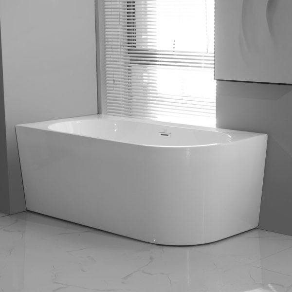 Cada freestanding pe colt stanga Linea 150x75x58