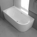 Cada freestanding pe colt stanga Linea 160x75x58 - imagine 2