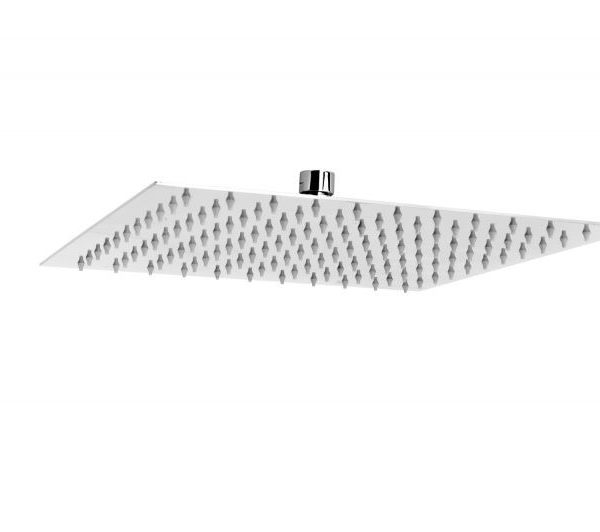 CAP DE DUS SLIM PATRAT INULA, 300X300 MM, 1/2, METAL, CROM