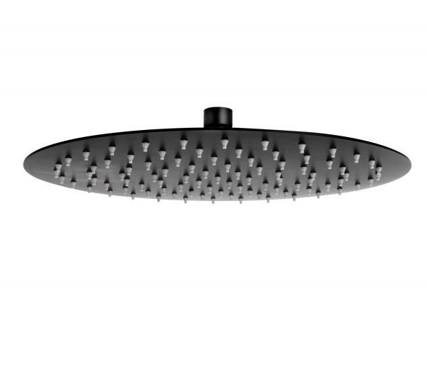 CAP DE DUS SLIM ROTUND INULA, 300 MM, 1/2, METAL, NEGRU