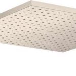 CAP DUS AXOR 300X300 MM, 1 JET POWDER RAIN, CU FIXARE PE PERETE, BRUSHED NICKEL