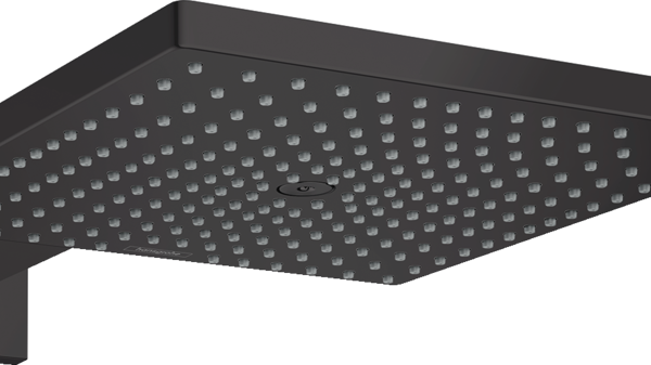 CAP DUS RAINDANCE E 300 AIR 1 JET, 300X300MM, CU PRINDERE PE PERETE CU BRAT 390MM, MATT BLACK