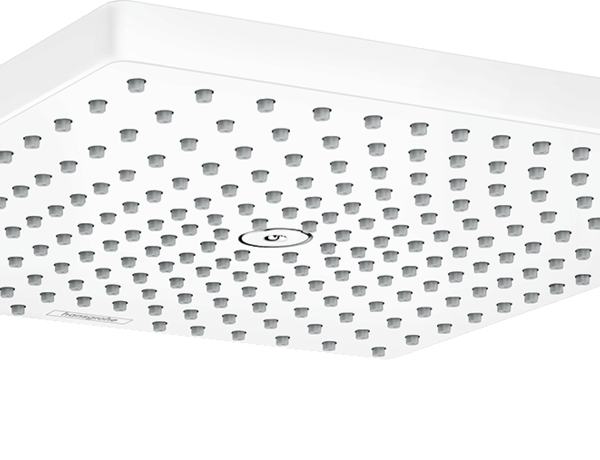 CAP DUS RAINDANCE E 300 AIR 1 JET, 300X300MM, CU PRINDERE PE PERETE CU BRAT 390MM, MATT WHITE