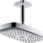 CAP DUS RAINDANCE SELECT E 300 AIR 2 JETURI CU BRAT 100 MM CROM, PRINDERE IN TAVAN