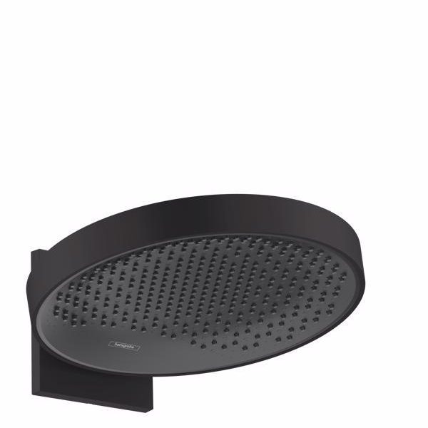 CAP DUS RAINFINITY 360 1 JET, CU PRINDERE PE PERETE, NEGRU MAT