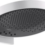 CAP DUS RAINFINITY 360 3 JET, CU PRINDERE PE PERETE, ALB MAT