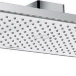 CAP DUS RAINMAKER SELECT 460 MM, 1 JET, CU BRAT DUS 461 MM, MONTAJ PE PERETE, ALB-CROM
