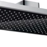 CAP DUS RAINMAKER SELECT 460 MM, 1 JET, CU BRAT DUS 461 MM, MONTAJ PE PERETE, NEGRU-CROM