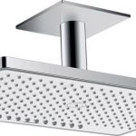 CAP DUS RAINMAKER SELECT 460 MM, 2 JET, CU BRAT DUS 100 MM, MONTAJ DIN TAVAN, ALB-CROM