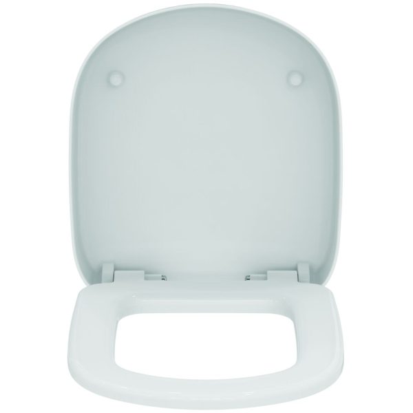 CAPAC WC TEMPO SOFT CLOSE ALB PENTRU VAS CU PROIECTIE SCURTA