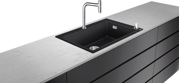 CHIUVETA BUCATARIE CU BATERIE COMBI 660, C51-F660-07, CROM