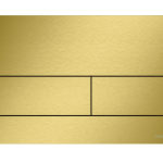 CLAPETA ACTIONARE IN DOUA TREPTE TECESQUARE BRUSHED GOLD OPTIC II ANTIAMPRENTA 240X170X2 MM