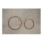 CLAPETA ACTIONARE REZERVOR INCASTRAT SIGMA 21 CULOARE METALICA ROSIE-AURIE - ROSU AURIU, ASPECT BETON
