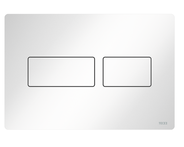 CLAPETA DUBLA ACTIONARE TECE SOLID, ALB LUCIOS