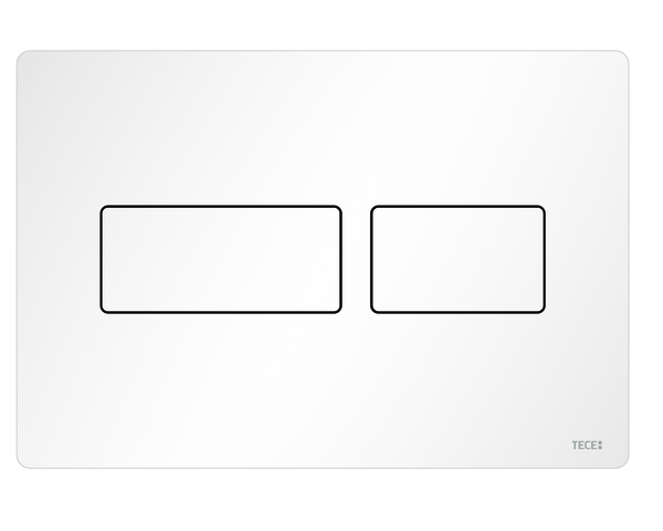 CLAPETA DUBLA ACTIONARE TECE SOLID, ALB MAT