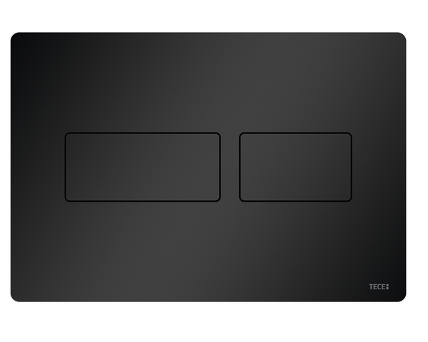 CLAPETA WC TECESOLID 2 TREPTE, OTEL INOX, NEGRU MAT