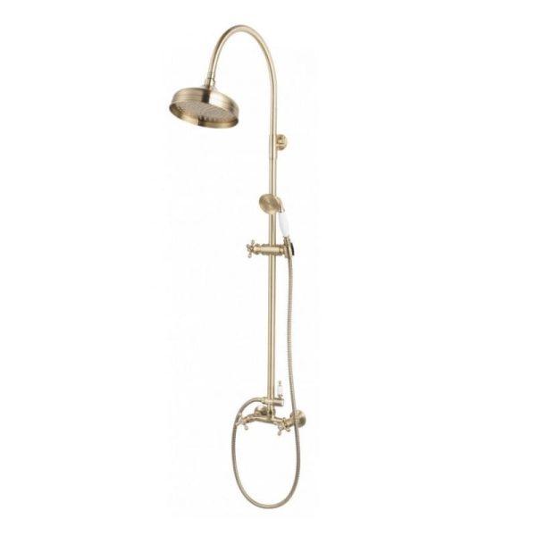 COLOANA DUS LACRIMA, CU BATERIE DUS, BARA DUS, CAP DE DUS FIX, PARA SI FURTUN DE DUS, BRONZ