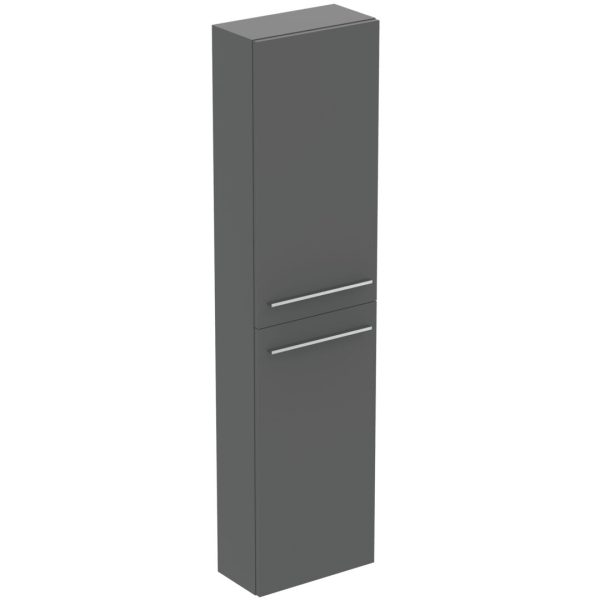 COLOANA INALTA I.LIFE S 1600x400x210 ,2 USI,REVERSIBILA ,GRI CUART MAT