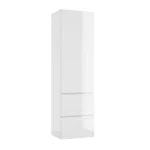 COLOANA MOBILIER COMO, 40X31.6X140 CM, O USA REVERSIBILA SI DOUA SERTARE SOFT-CLOSE, ALB LUCIOS