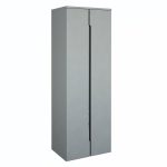 COLOANA MOBILIER SILVER 500X350X1440  2 USI, GRI MAT NOU