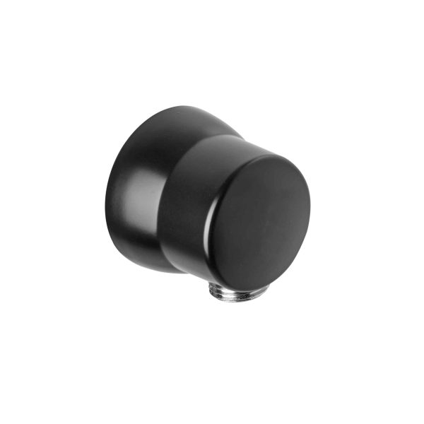 COT RACORD FURTUN CU SAIBA DE COMPENSARE LA PERETE, NEGRU MAT