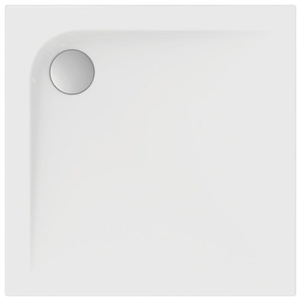 CUVA DUS ACRYL ULTRA FLAT 80X80X4 PATRATA ALBA