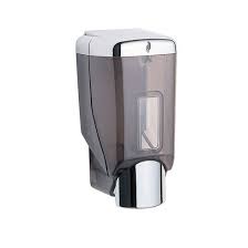 DOZATOR SAPUN ABS TRANSPARENT 0.6 L CU CHEIE