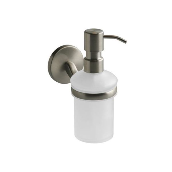 DOZATOR SAPUN LICHID CU SUPORT VIRGINIA FEST STICLA NICHEL