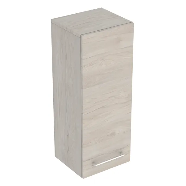 DULAP INALTIME 85 CM SELNOVA SQUARE CU O USA, NUC AMERICAN HICKORY DESCHIS,