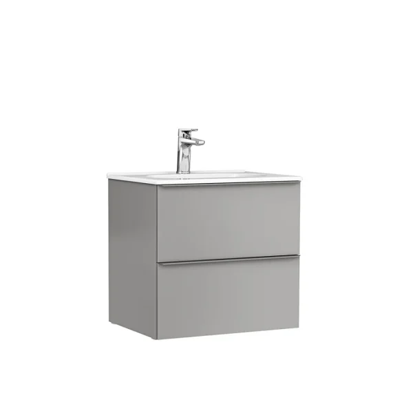 DULAP SHONA 60 CM PENTRU LAVOAR, DOUA SERTARE, GALET MAT