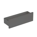 ETAJERA SMYLE SQUARE 45X14.8X15 LAVA MAT