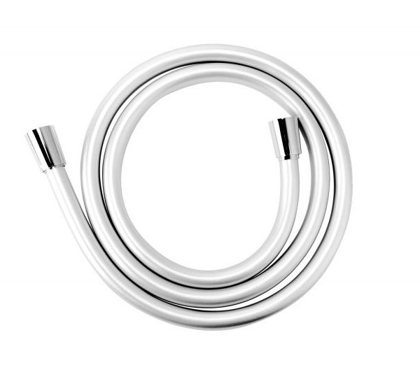 FURTUN DUS ANTI-TWIST INULA, 150 CM, PVC CU CAPAT CONIC, ARGINTIU