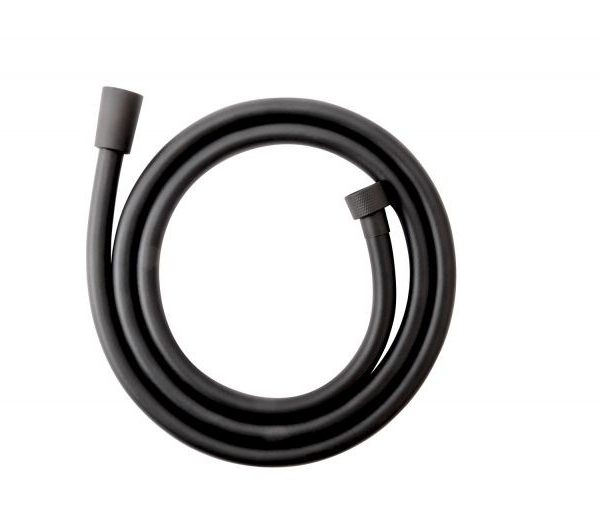 FURTUN DUS ANTI-TWIST INULA, 150 CM, PVC CU CAPAT CONIC, NEGRU